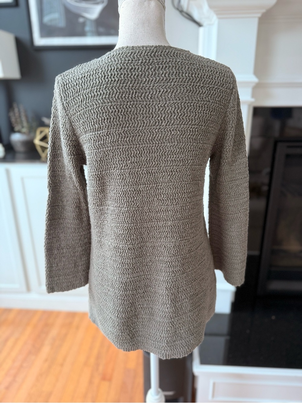 J. Jill Olive Crewneck Knit Sweater - Picture 6 of 8
